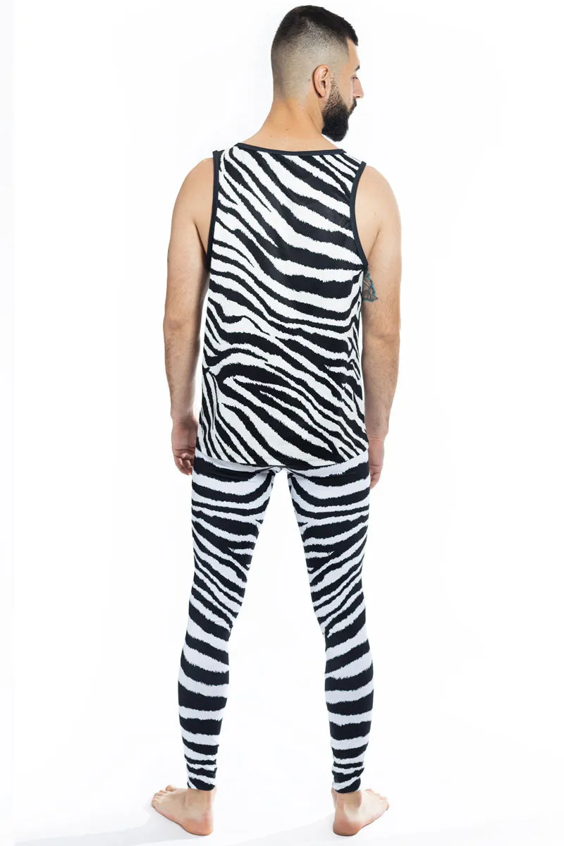 Zebra Men Leggings